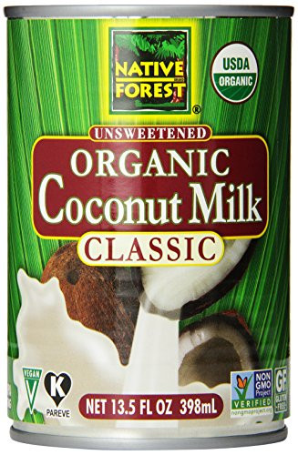 Native Forest Unsweetened Organic Classic Coconut Milk, 13.5 Ounce | Amazon (US)
