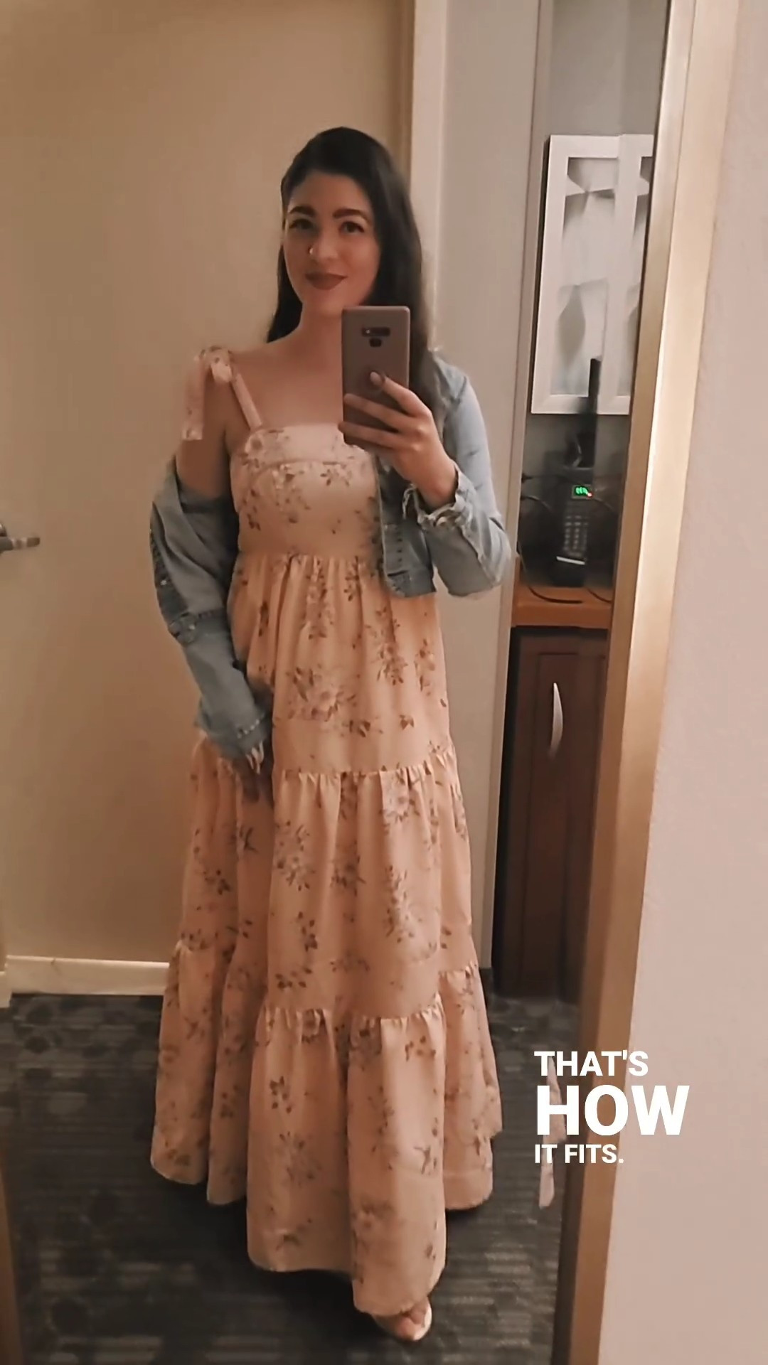 Casual & a little dressy! Maxi dress with tie sleeve detail. Dress it down with a cropped denim jacket & cute sandles.

#LTKstyletip #LTKbeauty #LTKfindsunder100