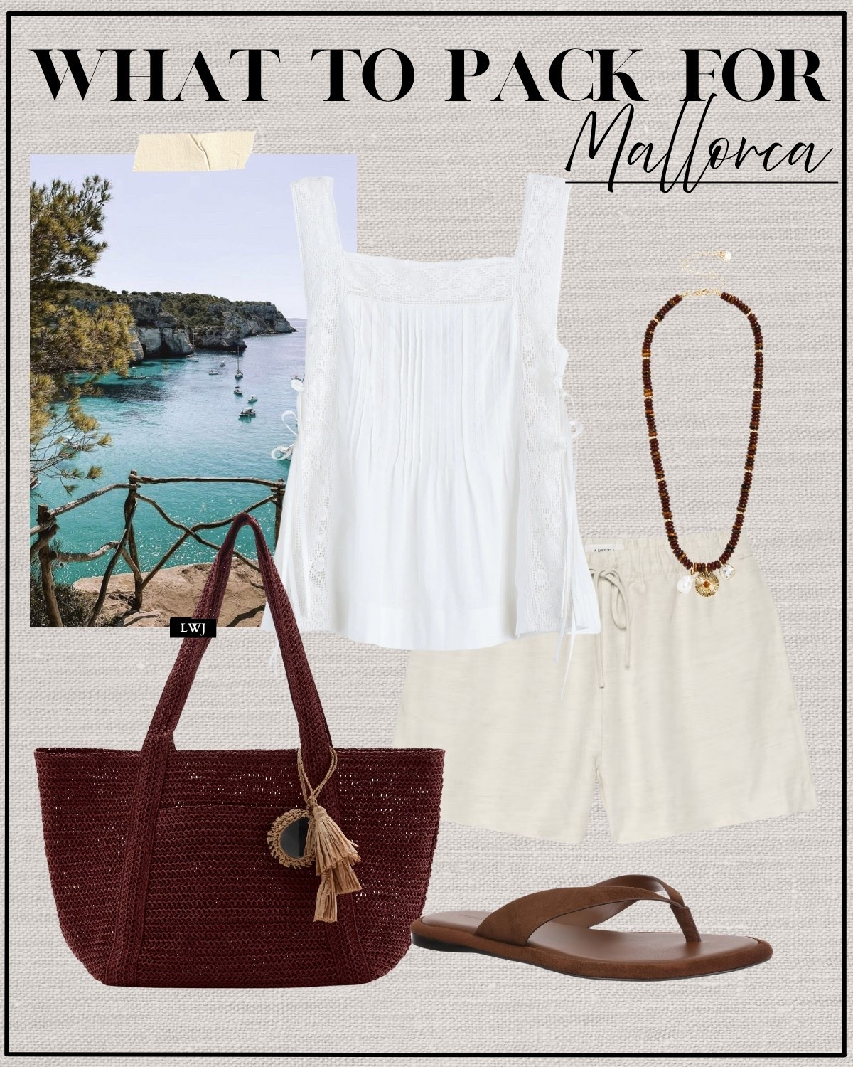 what to pack for mallorca in a carry-on 

travel capsule / europe summer / minimal style / spain outfits

#LTKootd #LTKTravel