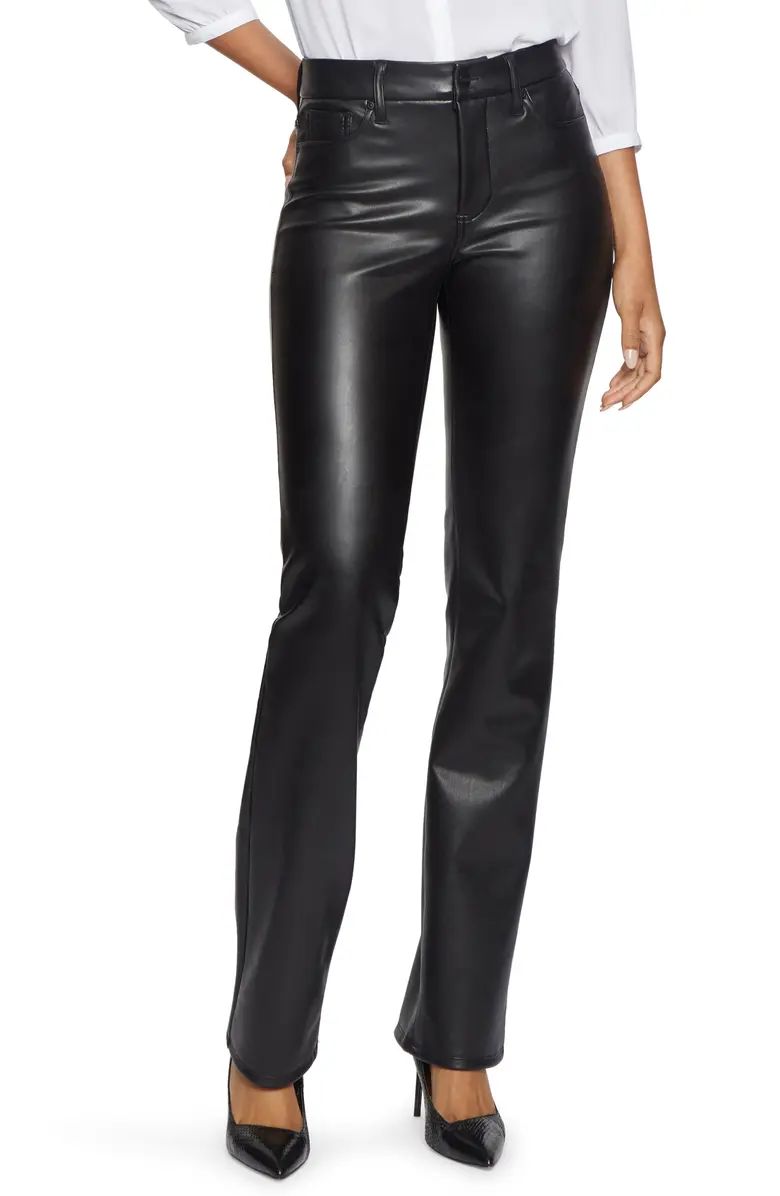 Marilyn Faux Leather Straight Leg Pants | Nordstrom