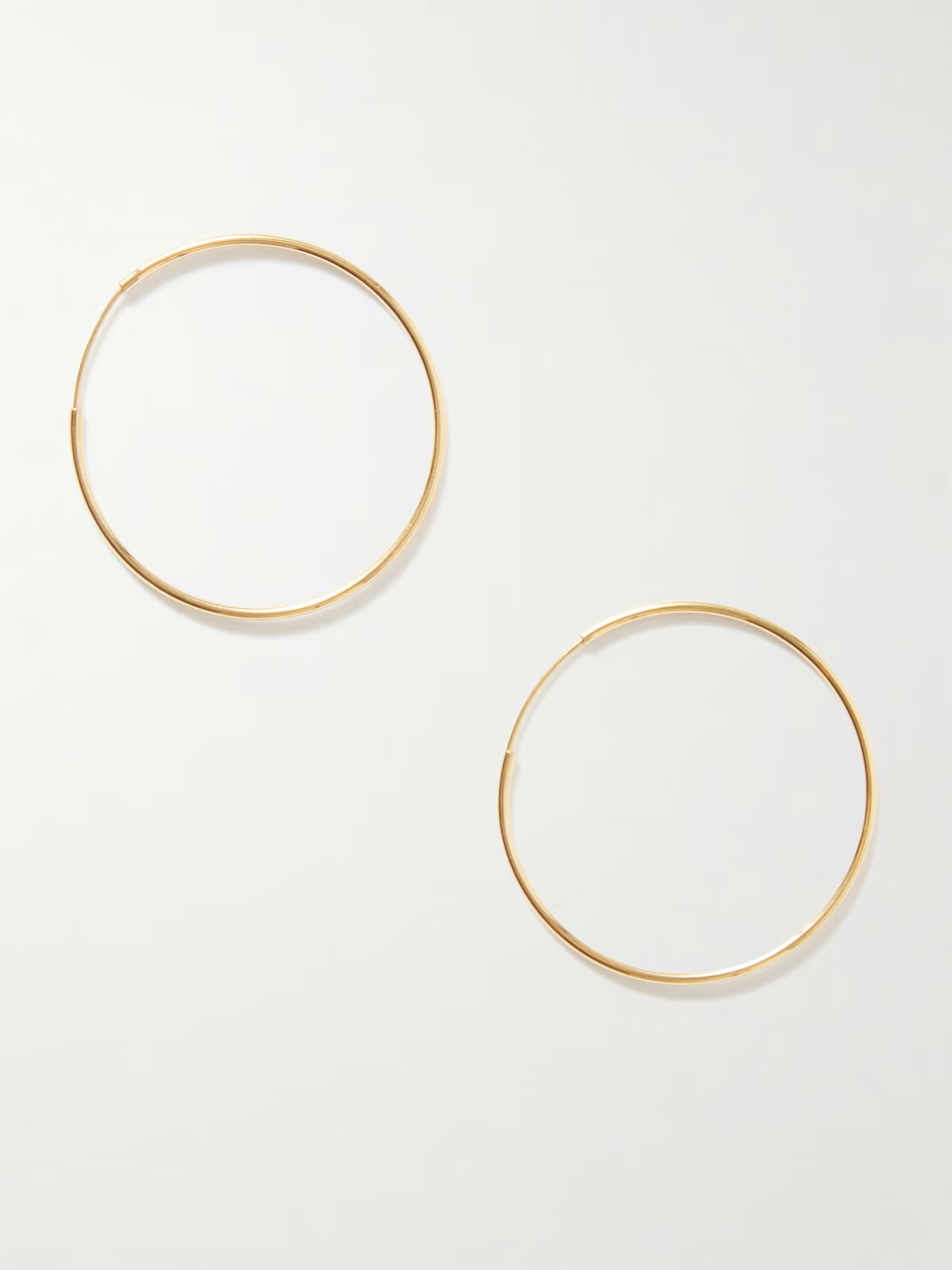 + NET SUSTAIN Infinity 14-karat gold hoop earrings | NET-A-PORTER (UK & EU)