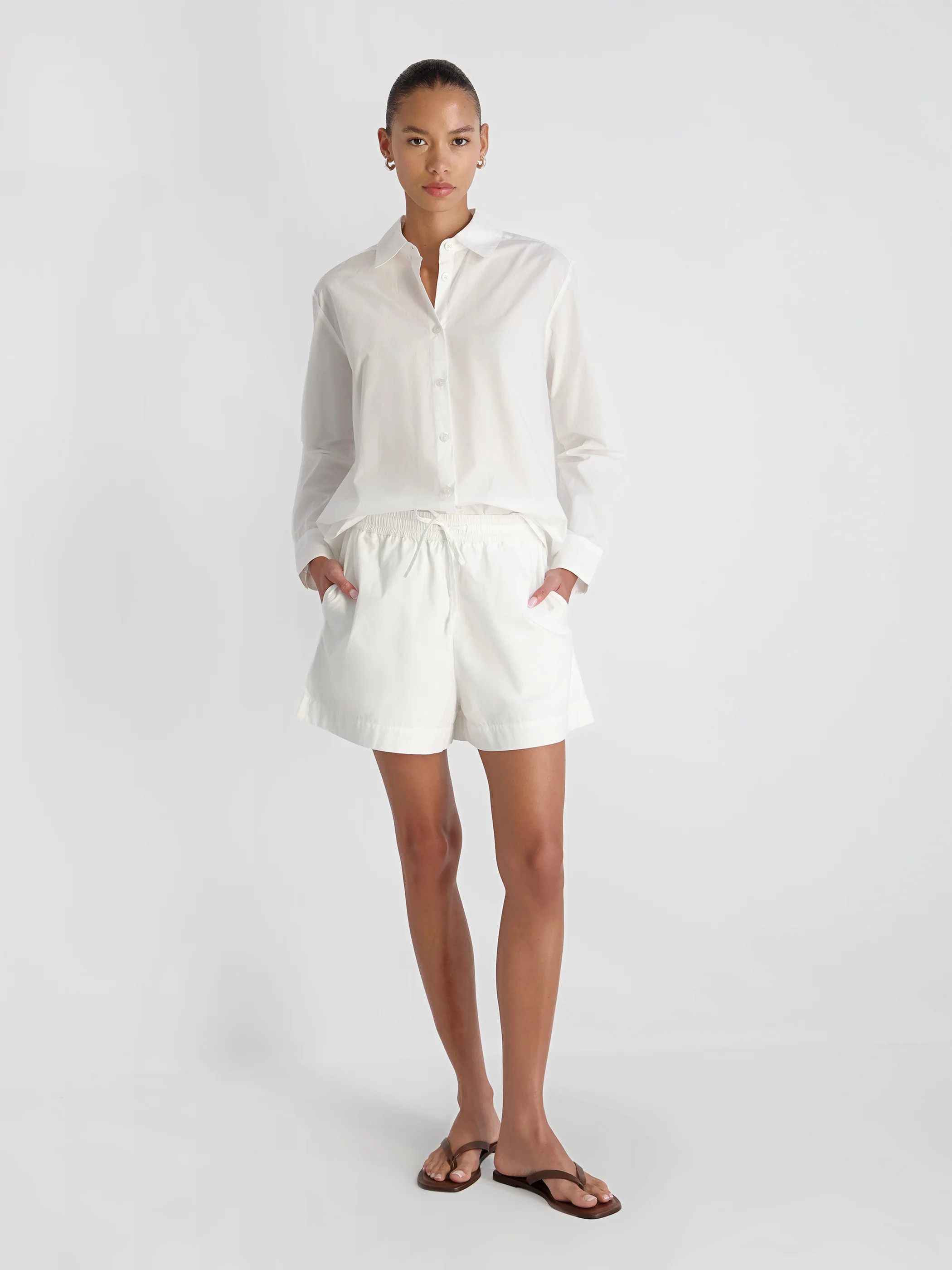 RHODES POPLIN BUTTON DOWN SHIRT | French Connection (US)
