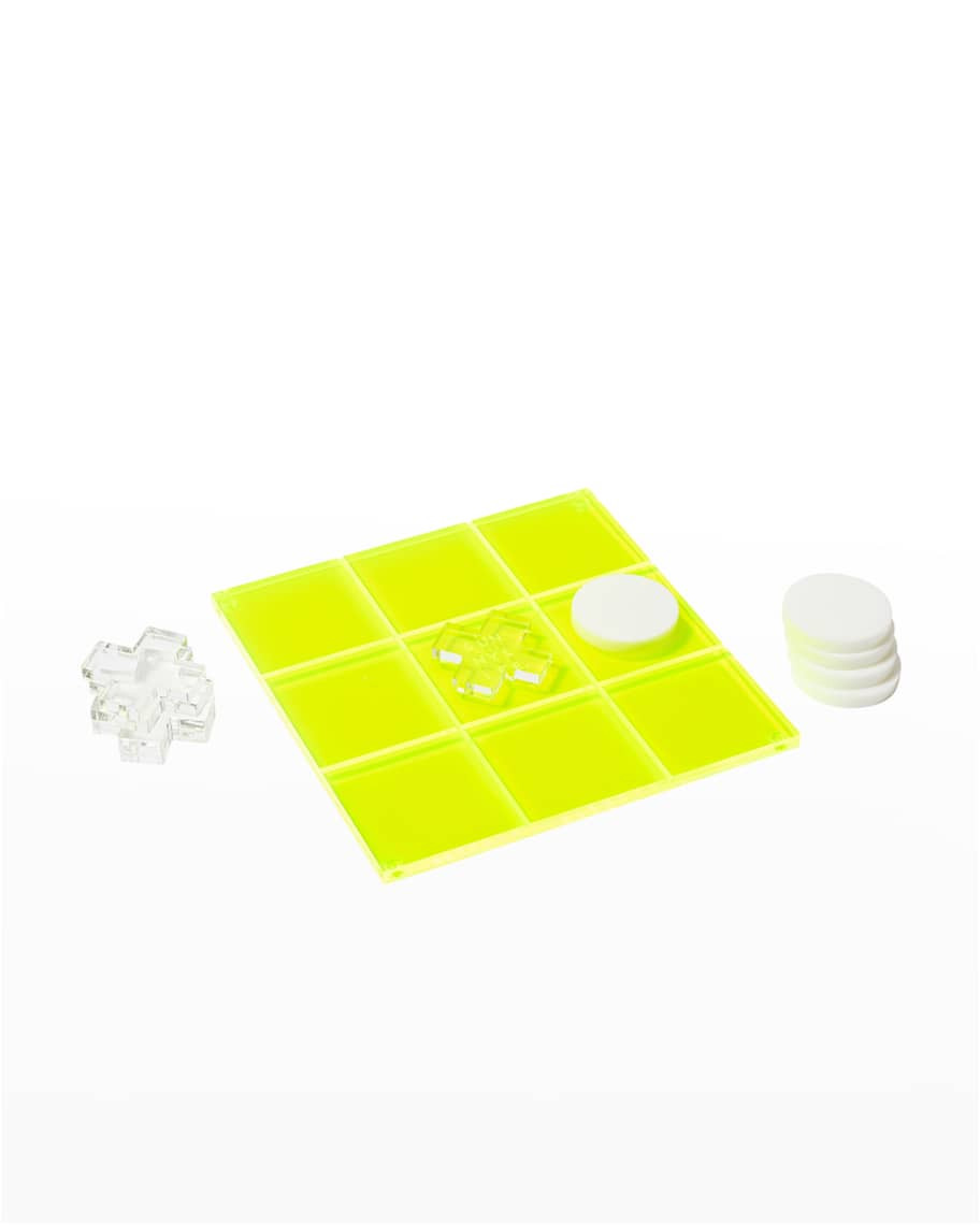 Sunnylife Lucite Tic-Tac-Toe Game | Neiman Marcus