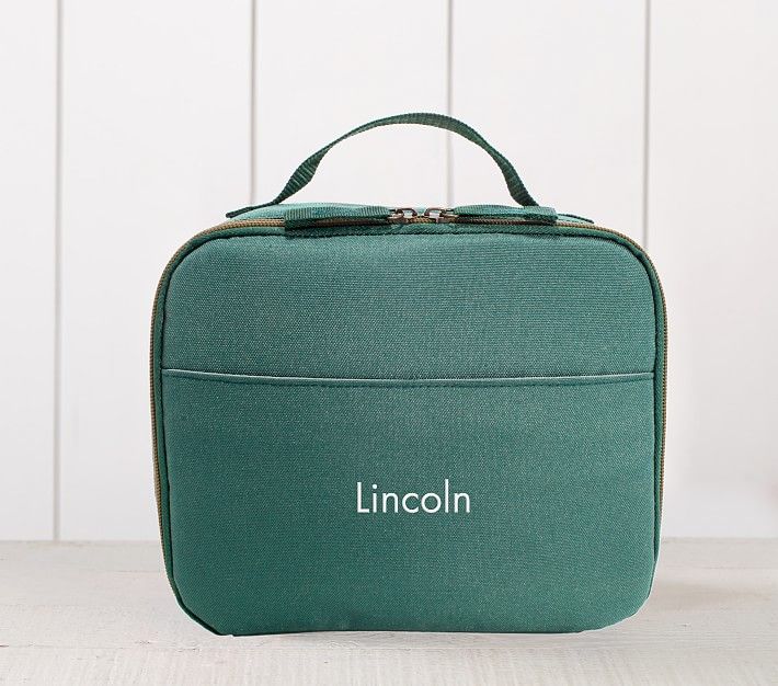 Colby Solid Forest Cold Pack Lunch Box | Pottery Barn Kids