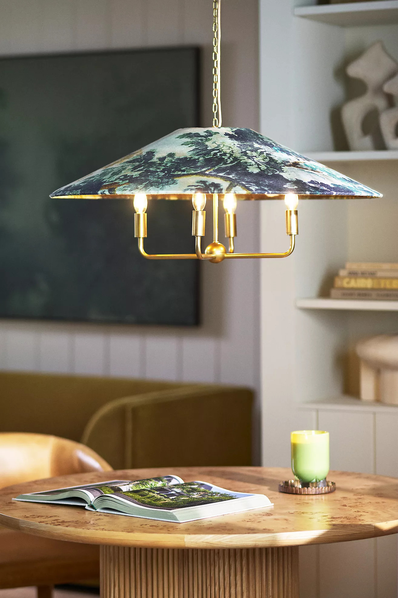 Lulu Judarn Empire Shaded Chandelier | Anthropologie (US)