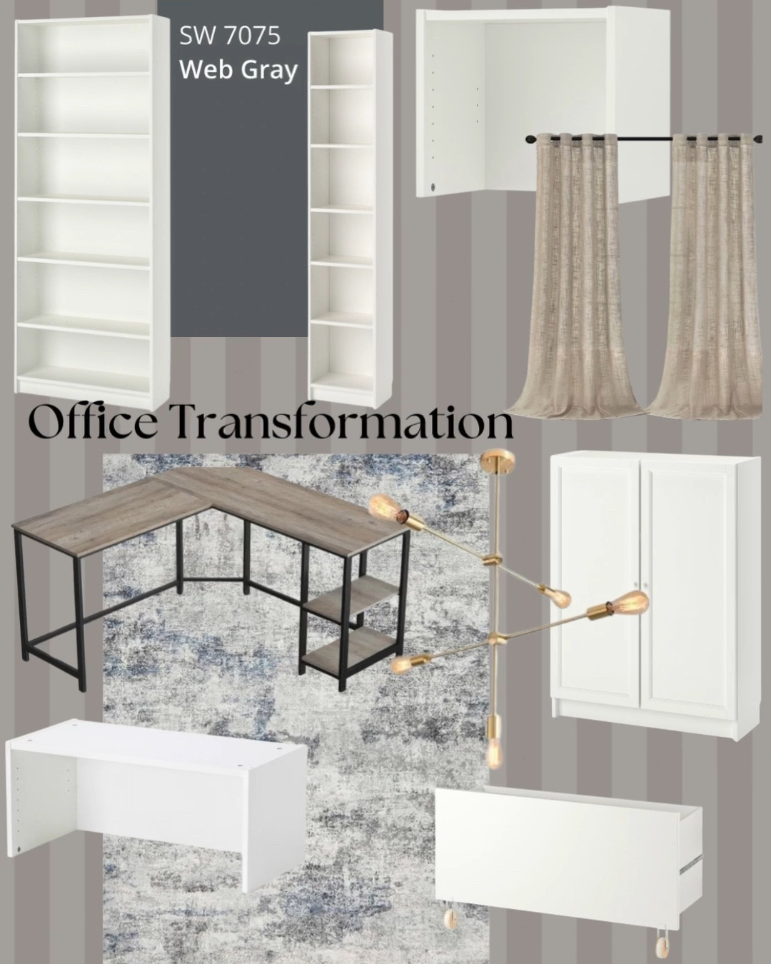 My office transformation was one for the books and I’ve linked everything for your convenience right here! The only product without a direct link is the paint color but I did include the color on this post and you would want to order the Sherwin Williams Emerald Urethane paint in a Satin finish! Enjoy! ✨

#LTKHome #LTKVideo