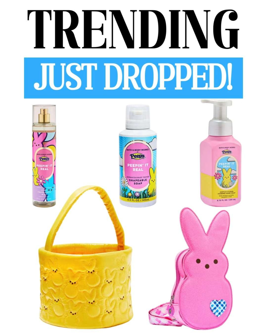 🐥💛 How adorable are these PEEPS from Bath & Body Works?! This Easter collection is the cutest thing ever with candles, mini backpacks, shampoo, soap, and more! Perfect for Easter baskets, little girls, or anyone who loves PEEPS and sweet spring vibes. 🌸✨ Such a fun and colorful surprise for the season!

  

#LTKSeasonal #LTKSpringSale #LTKBeauty #LTKKids #LTKHome #LTKSeasonal #LTKBeauty #LTKKids