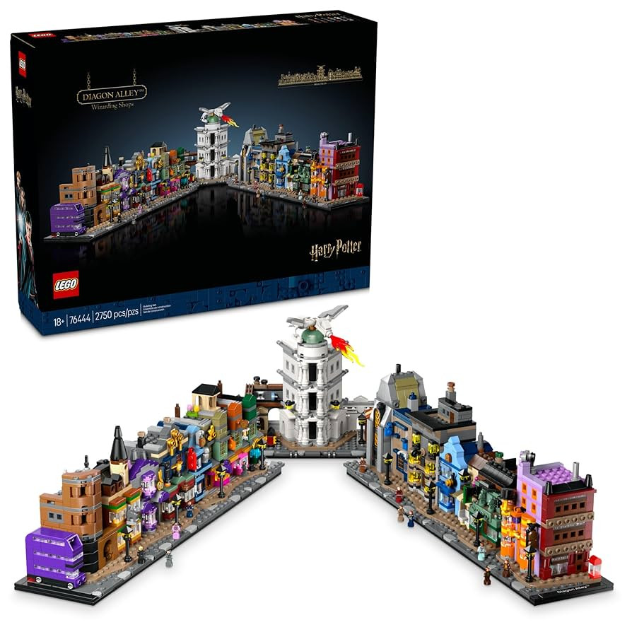 LEGO Harry Potter Diagon Alley Wizarding Shops Building Set for Adults - Collectible Kit for Harr... | Amazon (US)