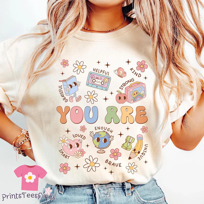 You Are Kind Shirt, Teacher Appreciation Gifts, Thank You Teacher Gift, Teacher Shirt, Back to Sc... | Etsy (US)