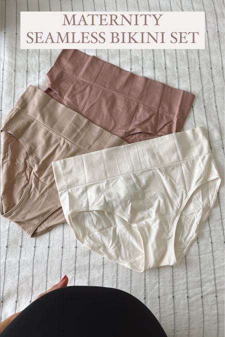 I am loving these package of seamless maternity bikini they are so comfy and very soft 💝 maternity underwear, maternity lingerie, bump friendly bikini, bump friendly underwear 

#LTKbaby #LTKbump #LTKfindsunder50