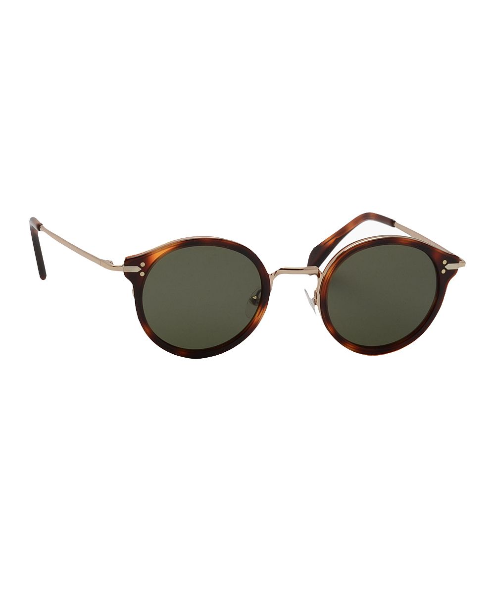 Celine Sunglasses Frame - Havana Round Sunglasses | Zulily