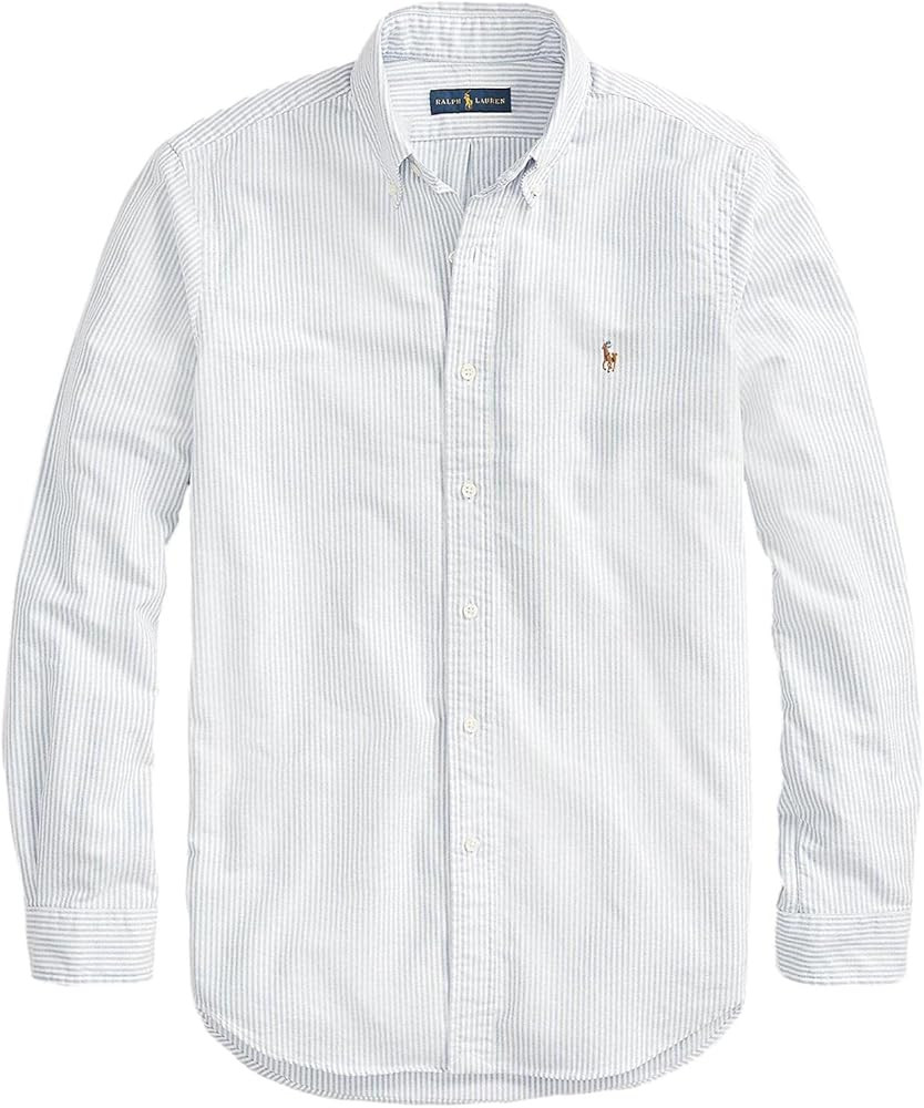 Polo Ralph Lauren Mens Classic Long Sleeve Oxford Shirt | Amazon (US)