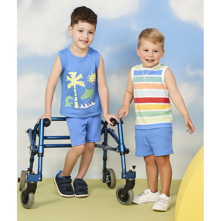 Garanimals Toddler Boy Graphic Jersey Muscle Tank, Sizes 18M-5T | Walmart (US)