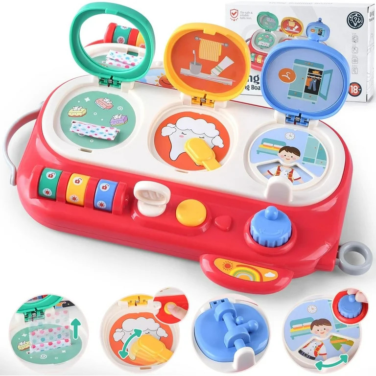 Montessori Busy Board for Toddler 1 2 3 4 Year Old, 18+ Months Infant Baby Sensory Toys for Presc... | Walmart (US)