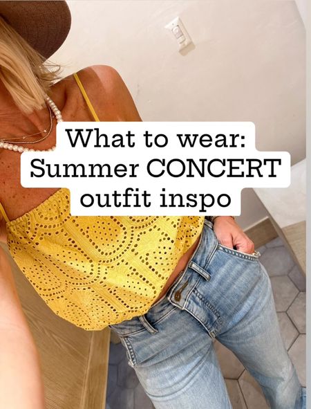 Summer concert style
Country concert
Outfit inspo
Over 40 style

#LTKOver40 #LTKFestival #LTKStyleTip