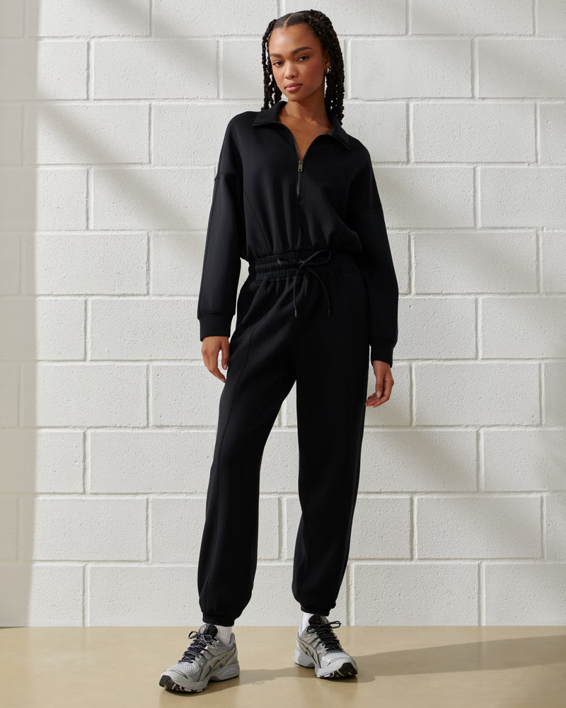 YPB neoKNIT Long-Sleeve Jumpsuit | Abercrombie & Fitch (US)