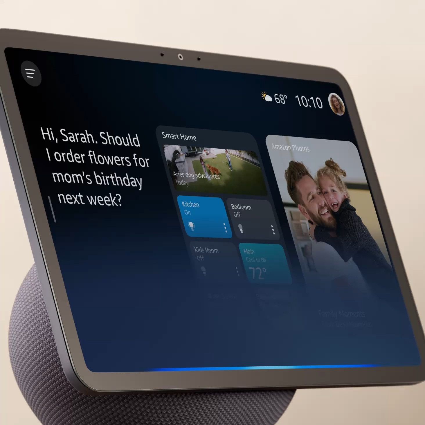 Amazon Echo Show 11 (newest model), Vibrant Full-HD 11" display with more viewing area and spatial audio, designed for Alexa+, Graphite | Amazon (US)