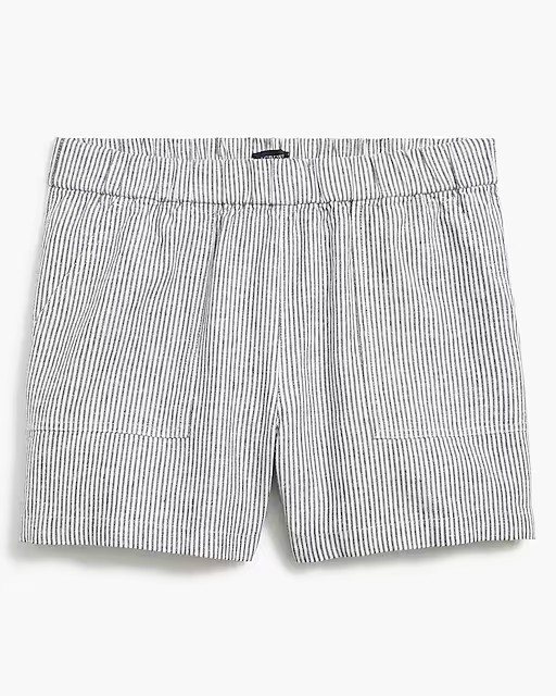 Linen-blend pull-on short | J.Crew Factory