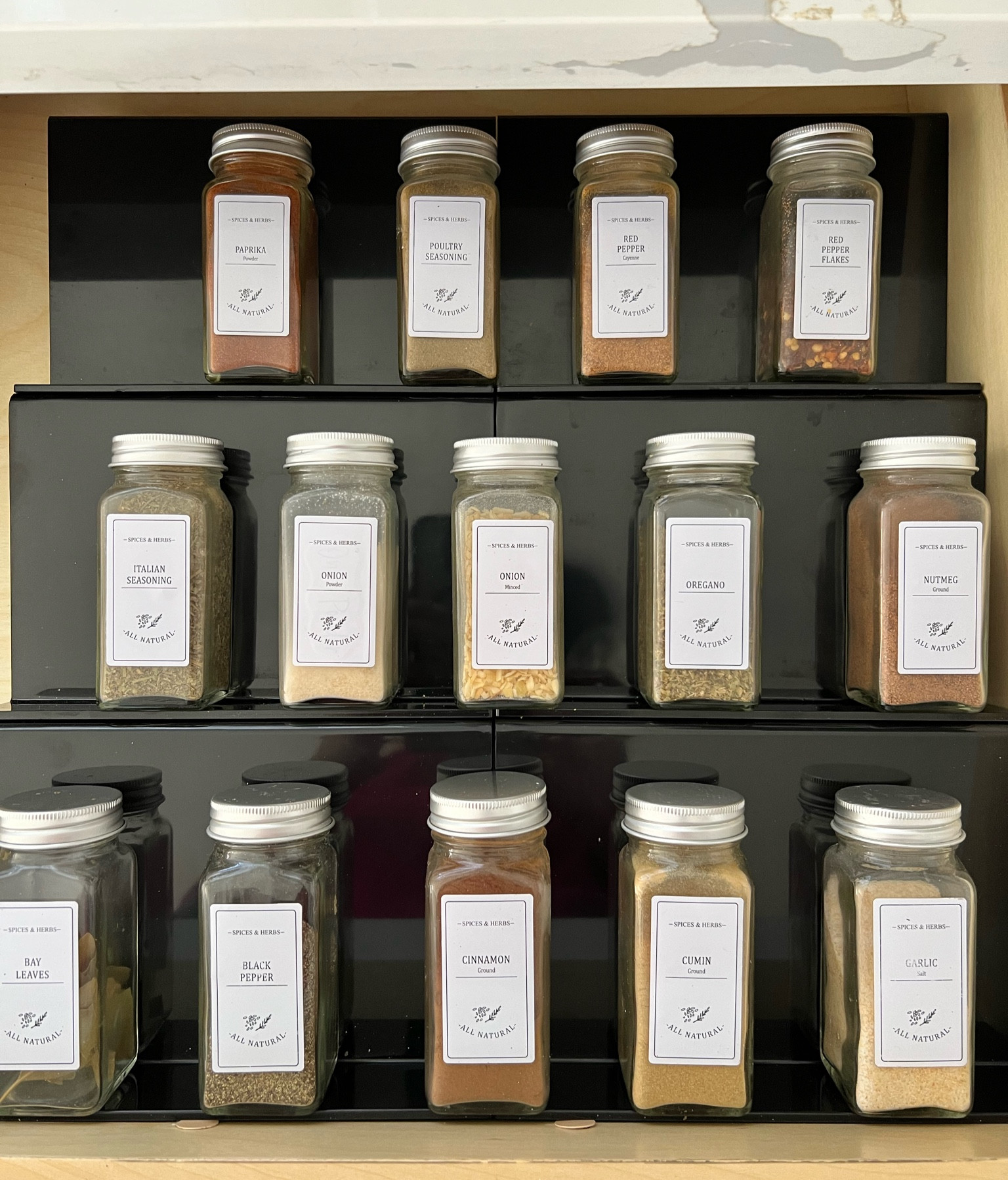 Spice drawer organization system. Makes cooking for so much easier. #kitchenorganization #spicedrawer #amazonhome #kitchenorganizer #spiceorganizer #amazonfinds #organization #homeorganization 

#LTKstyletip #LTKfamily #LTKhome