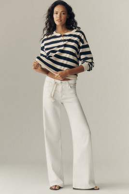 Joe's Jeans Lou Lou Low-Rise Wide-Leg Jeans | Anthropologie (US)