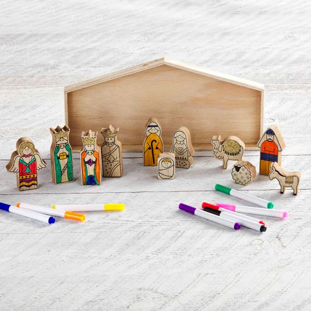 Color Yourself Nativity Set | Classic Whimsy