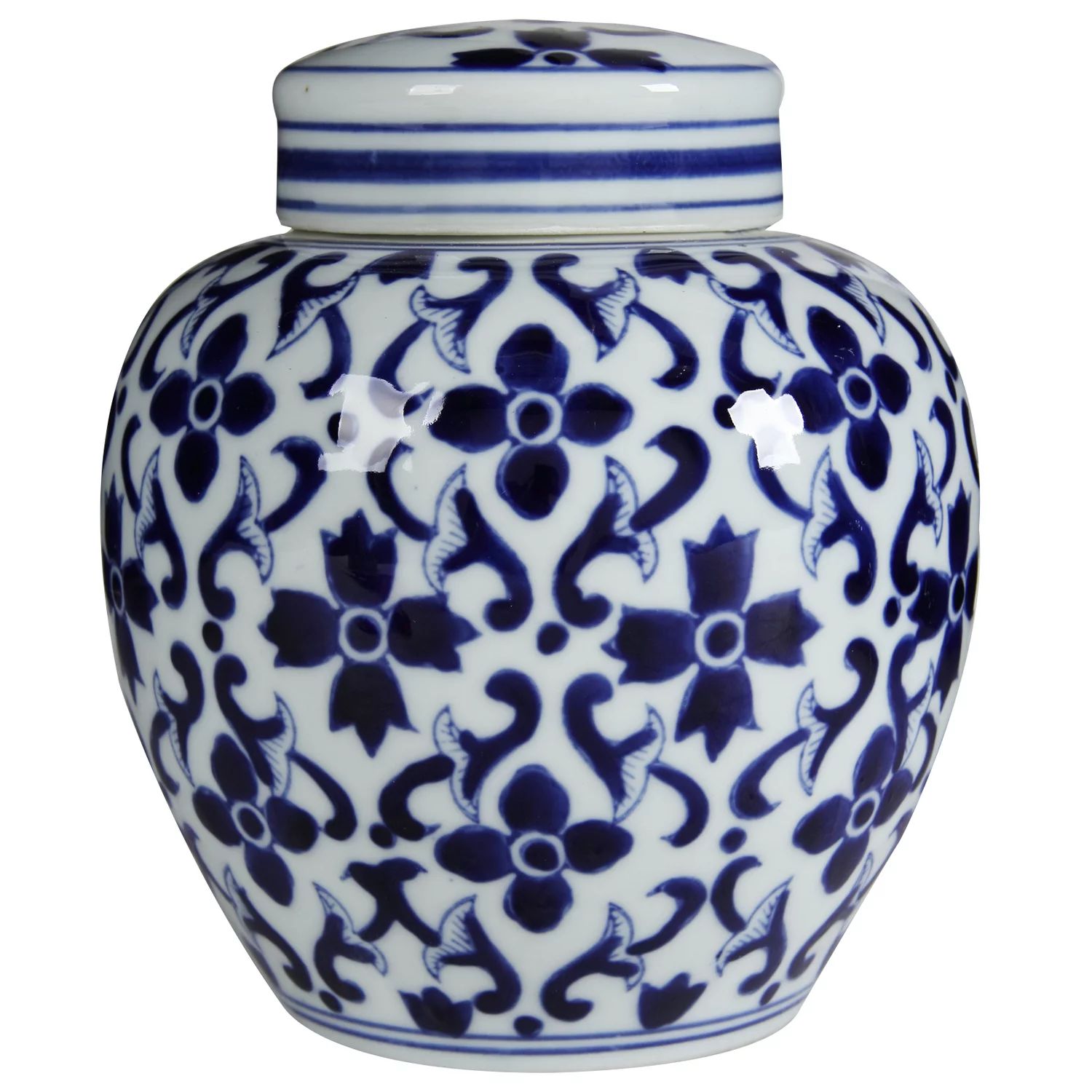Aline Lidded Jar-Color:Blue,Style:Classic Vintage - Walmart.com | Walmart (US)