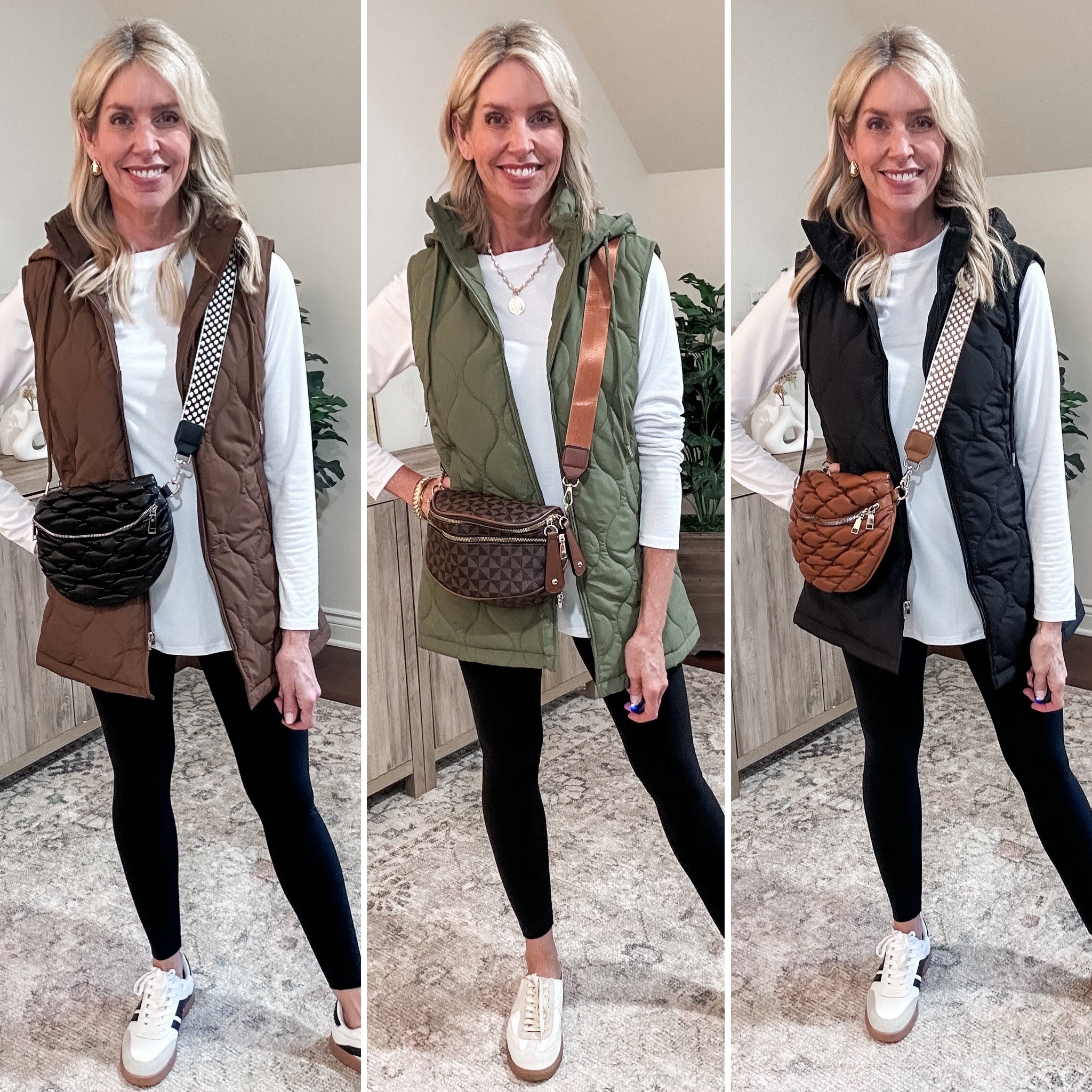 A vest so good, I got 3! Fits true to size, I’m wearing a small. I sized up in tunic to medium for roomier fit. 

#LTKStyleTip #LTKFindsUnder50 #LTKOver40