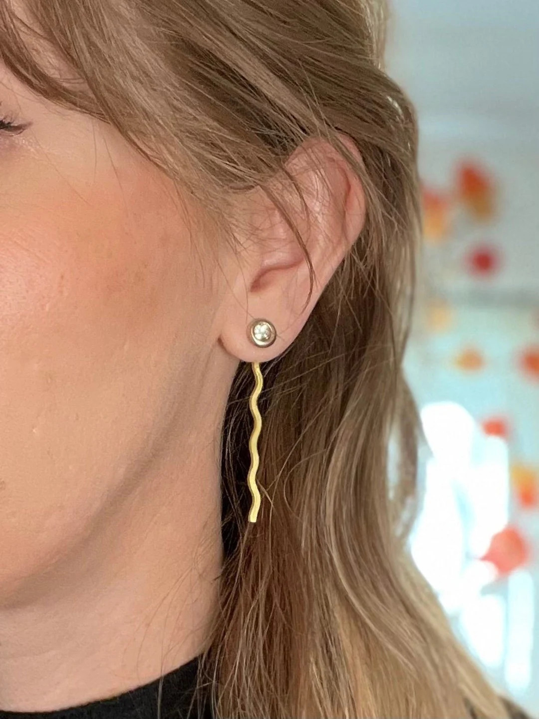 Zigzag Jacket Backs Liz Fox Roseberry Handmade Jewelry - Etsy | Etsy (US)