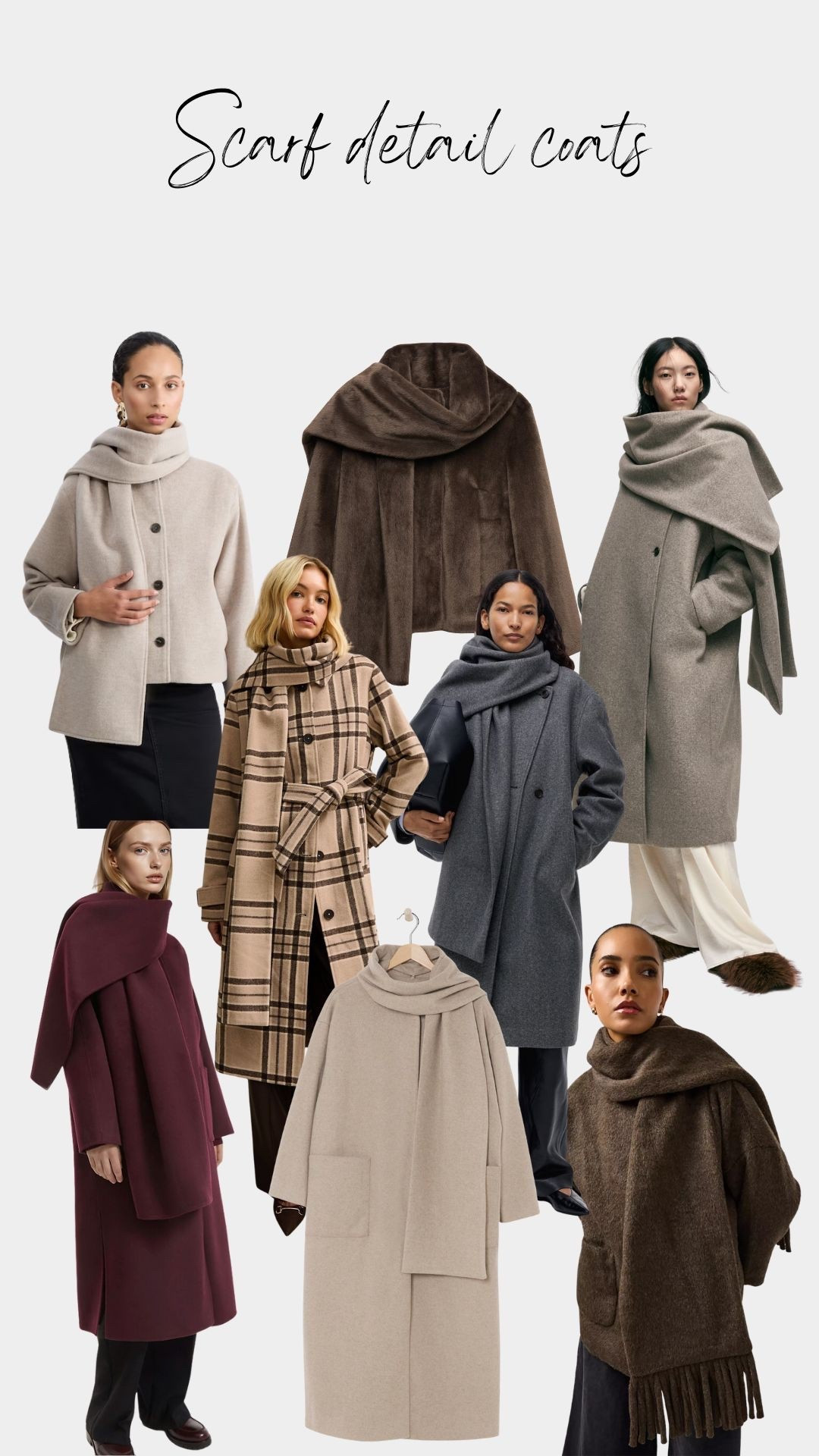 Scarf detail coat edit 

#LTKwinter #LTKuk #LTKfestive