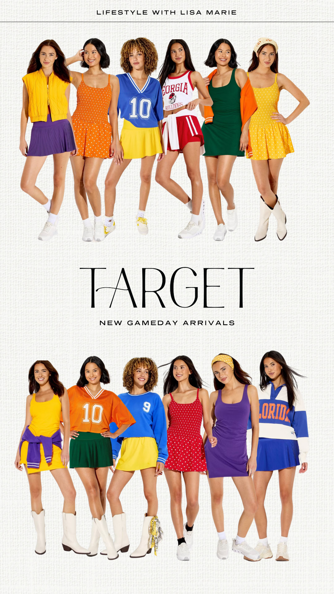 Target new gameday arrivals! Athleisure and athletic wear. College gameday outfits. Workout, tennis and pickleball dresses. Sporty skirts and dresses. College team outfits. Matching athletic skirt sets. College jerseys, shirts and sweatshirts. Football game outfits.

#LTKSeasonal #LTKActive #LTKPetite