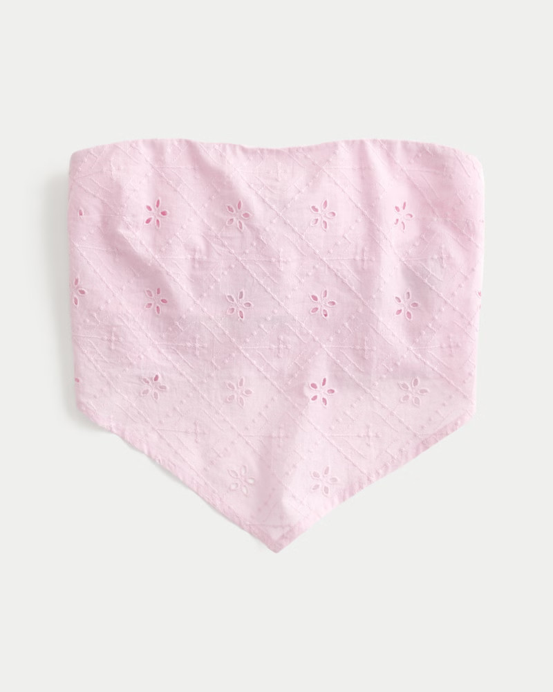 Women's Easy Eyelet Bandana Top from Hollister | Hollister (US)