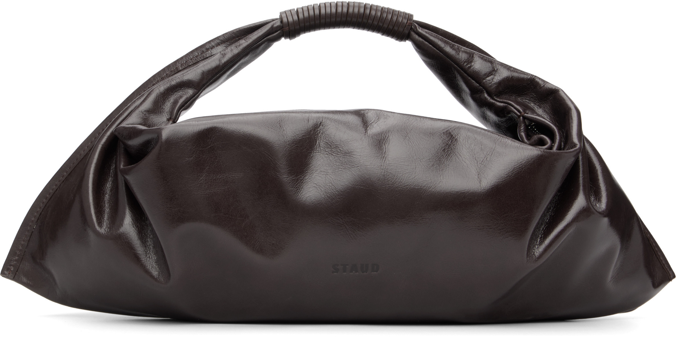 Staud Brown Mini Ronnie Bag | SSENSE