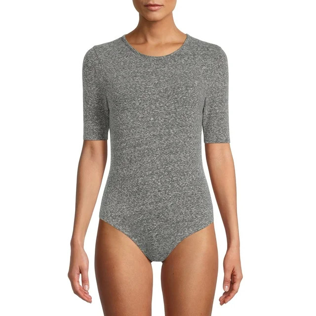 Time and Tru Women's Crewneck Bodysuit | Walmart (US)