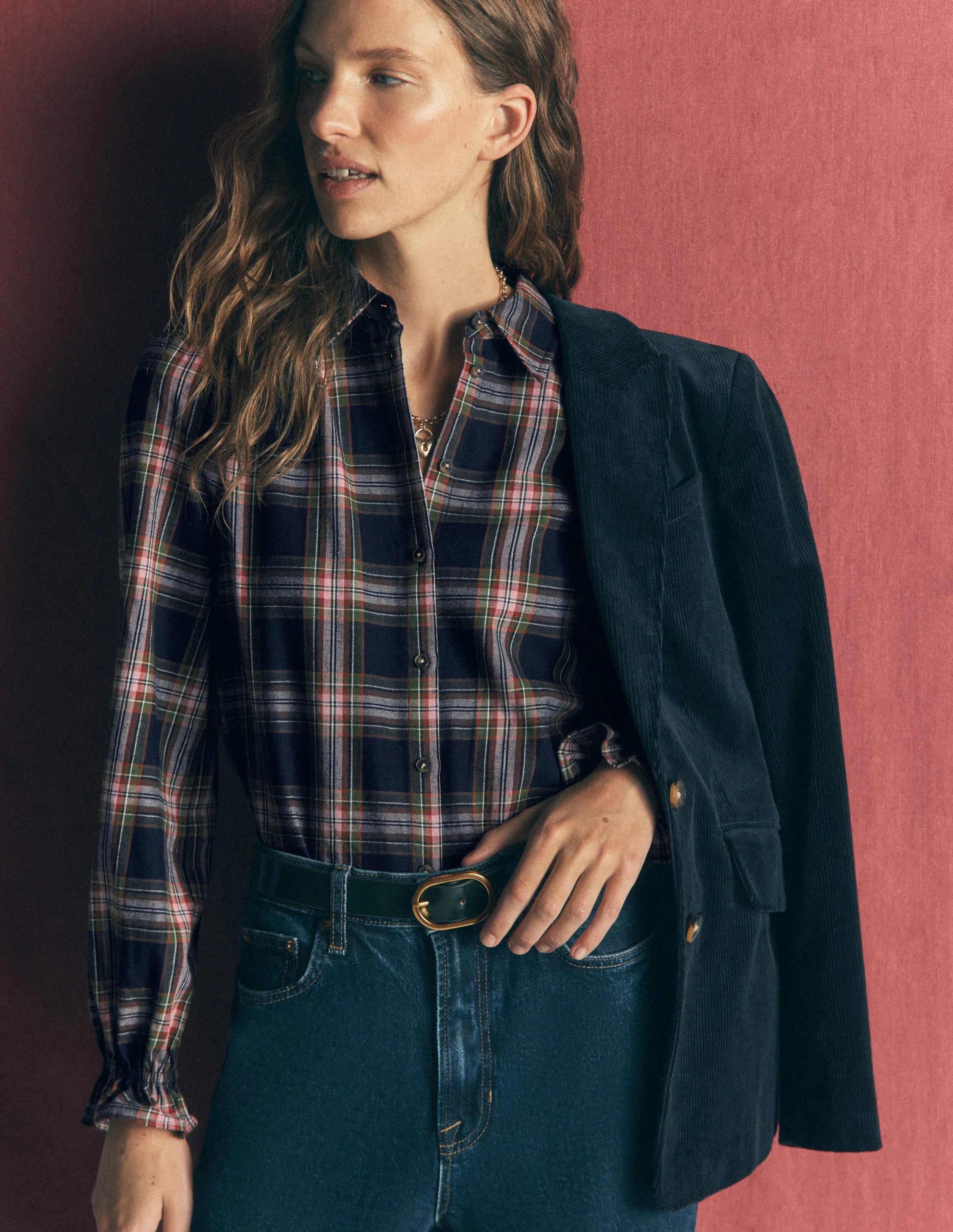 Violet Cotton Top
                    
                      
                        Navy, Green... | Boden (US)