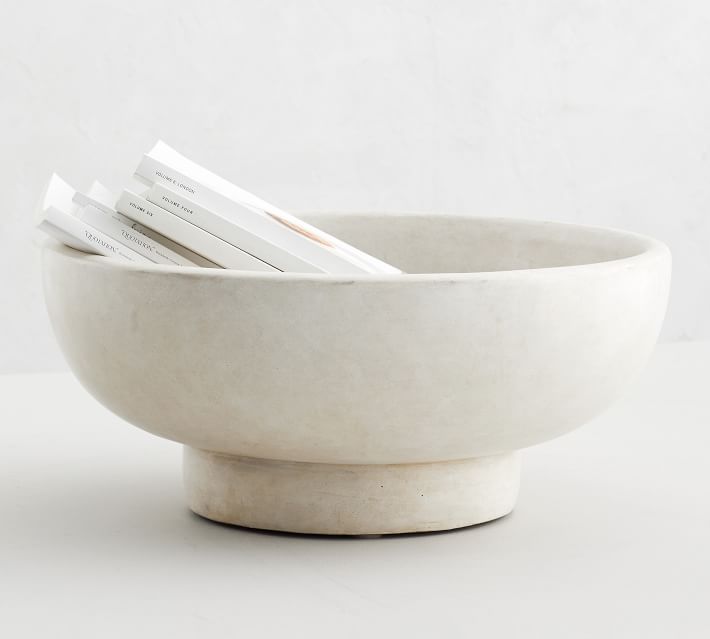 Orion Handcrafted Terra Cotta Bowls | Pottery Barn (US)