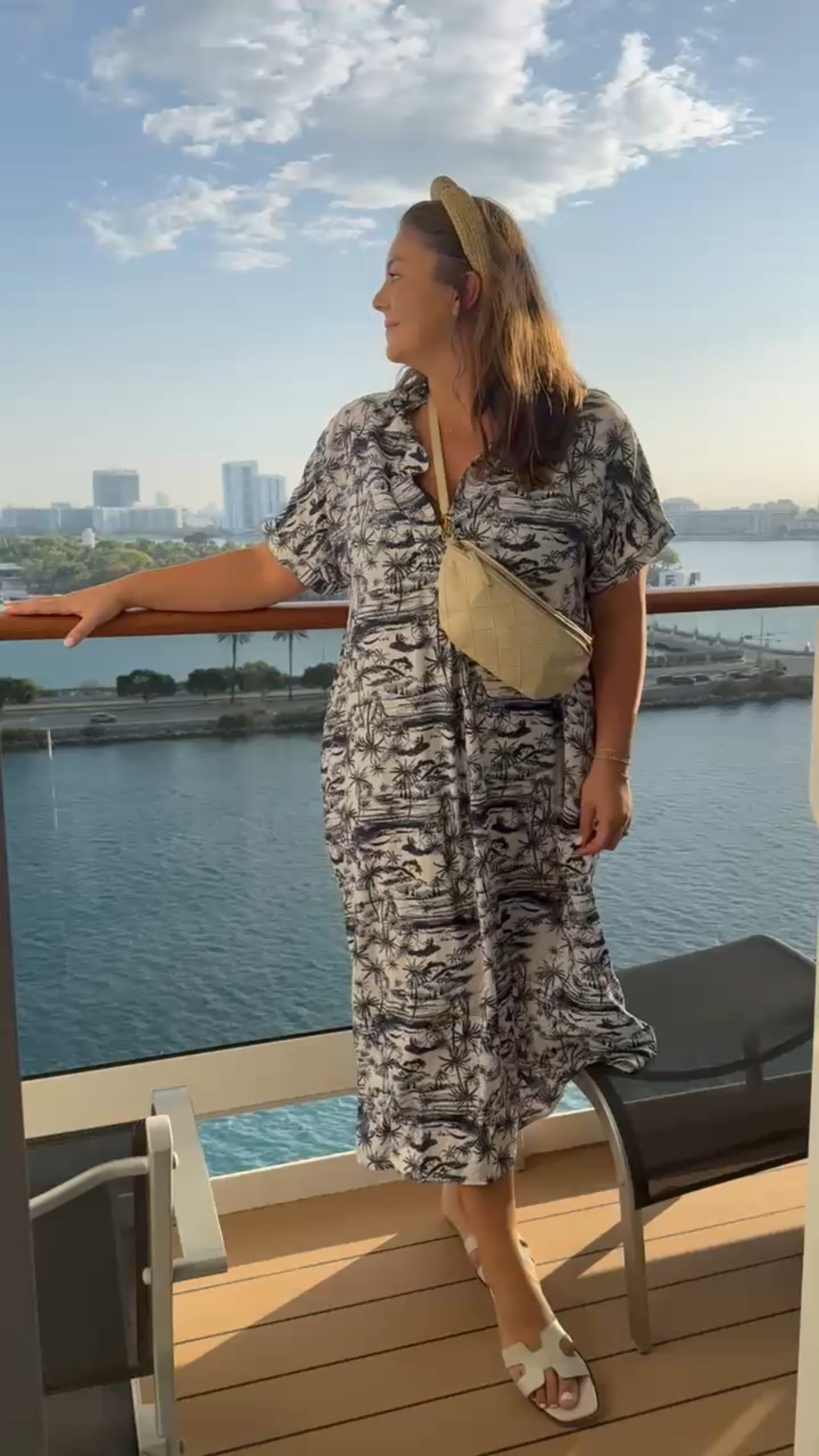 Last morning on the cruise 🛳️☀️ wearing size 1 in dress (14-16).  Use CARALYN20 at Spanx

#LTKTravel #LTKPlusSize #LTKSeasonal