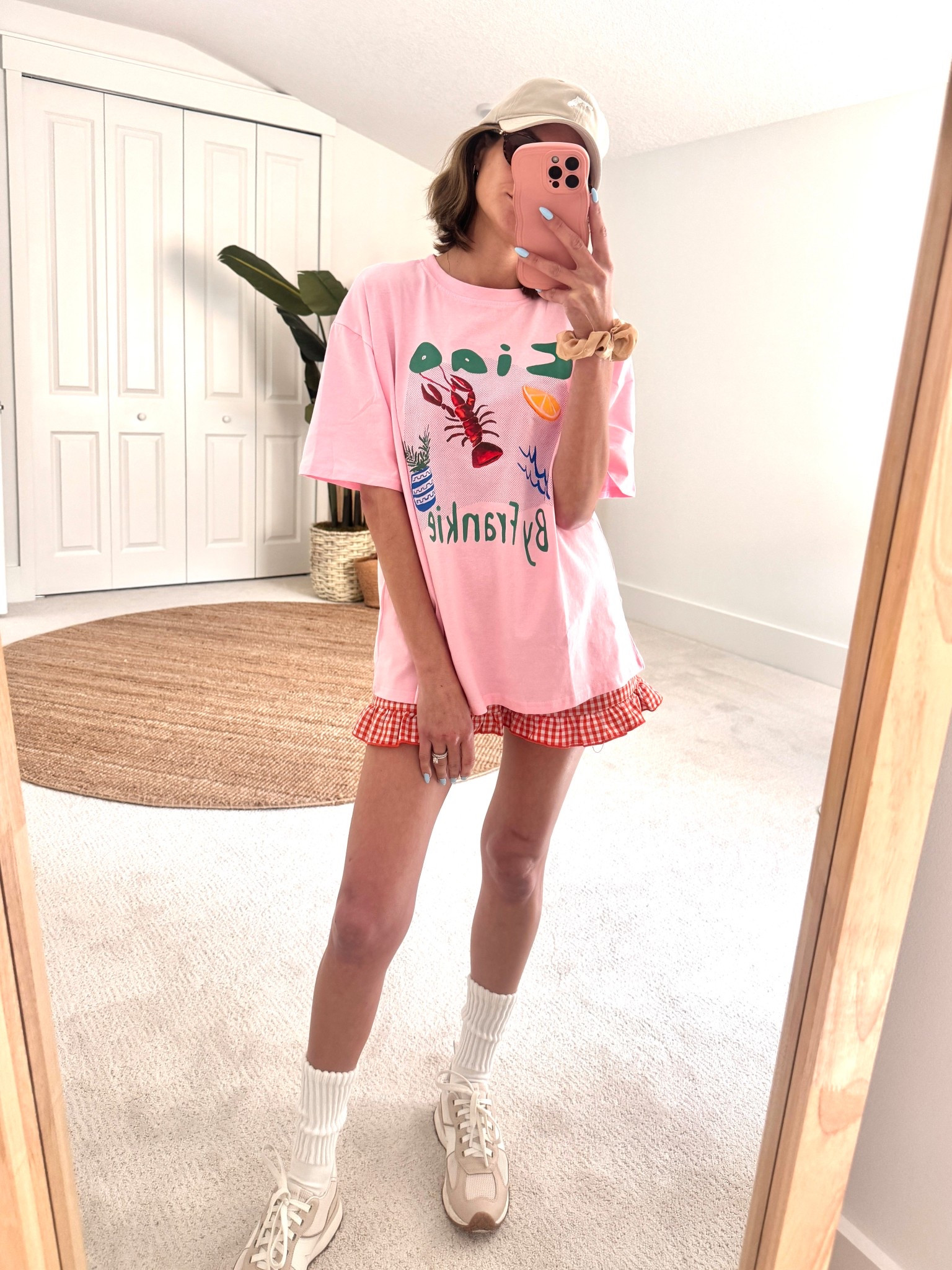 Casual Fridays🍟 I shopped these gingham ruffle shorts with an elastic waist band in a size XS. This top is perfect for swim season & vacays too!

#LTKSpringSale #LTKmomlife #LTKootd