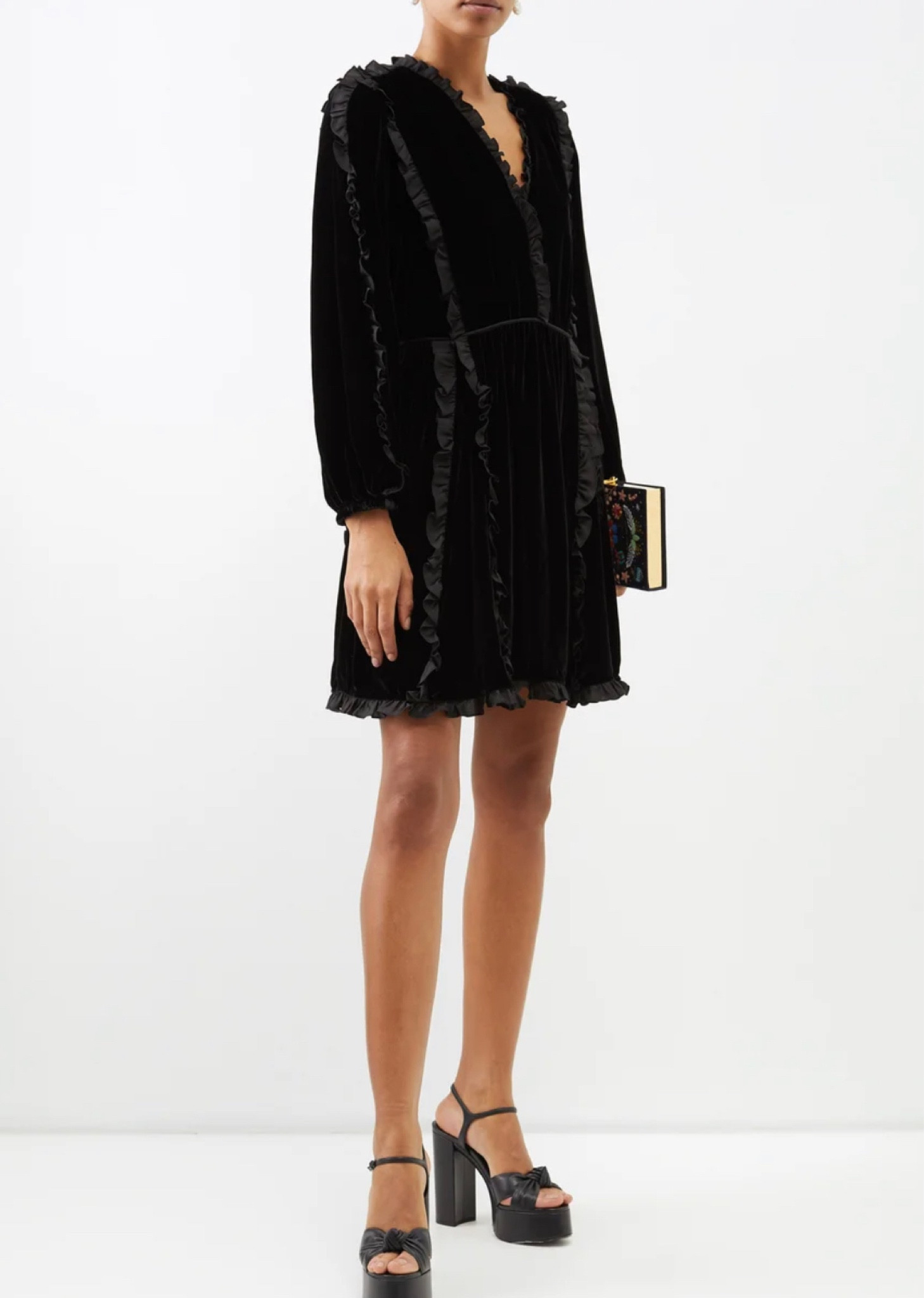 The velvet! The ruffles! Such a fun little winter dress. An early buy seasonally but I could see this being worn for so many occasions when the weather cools down. 

Snag it on sale now!

#LTKSeasonal #LTKsalealert