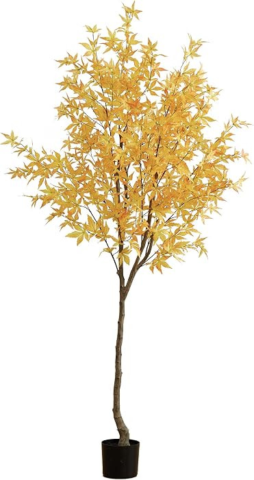 Nearly Natural 7ft. Autumn Maple Artificial Fall Tree | Amazon (US)