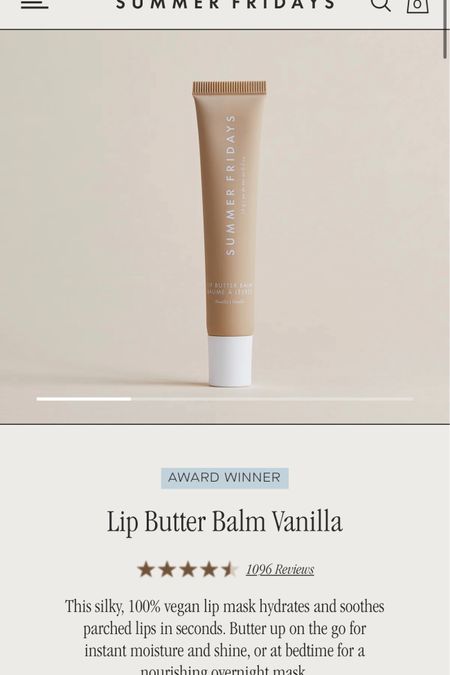 Summer Friday’s lip butter balm, award winning and viral beauty product for 2022

#LTKGiftGuide #LTKunder50 #LTKbeauty
