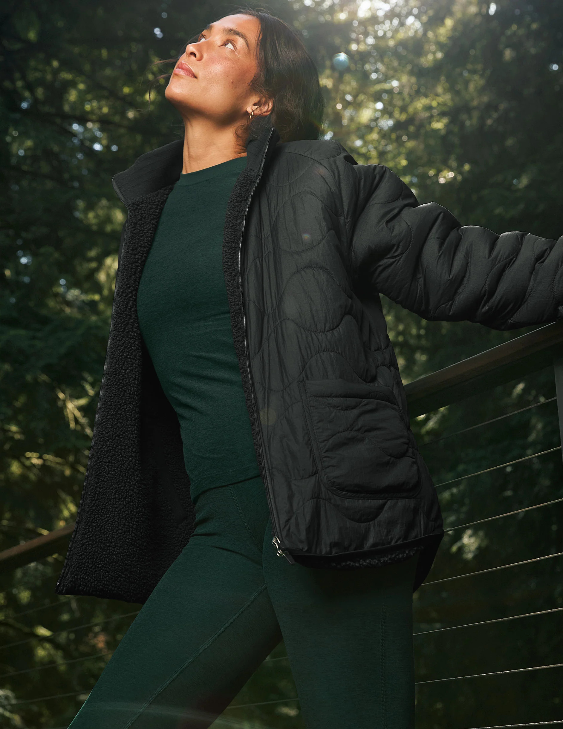 2-Way Quilted Jacket | Beyond Yoga | Beyond Yoga