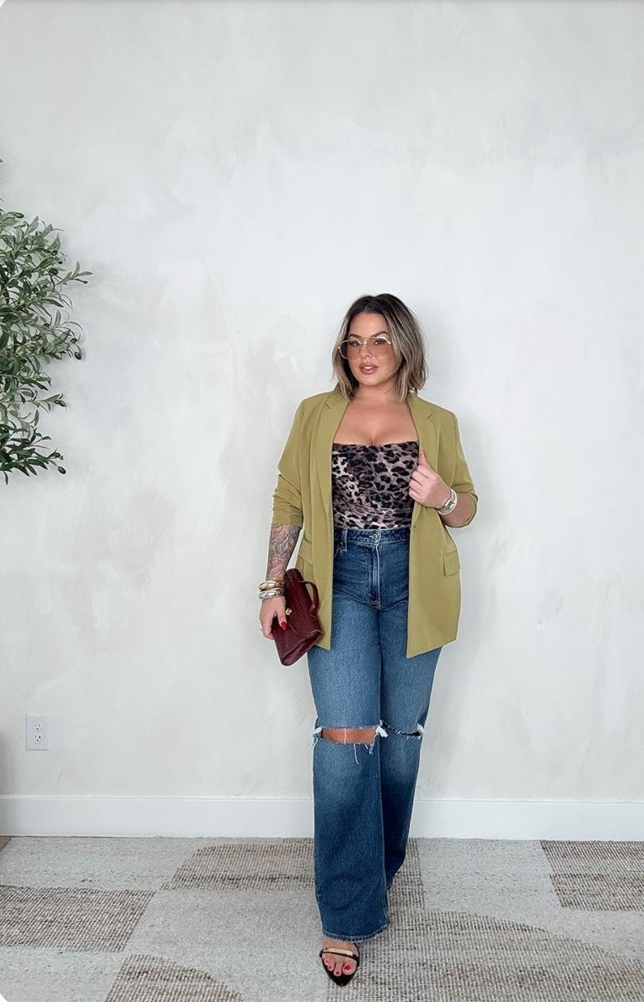 Blazer XL
Corset 12-14 I’m 38 DD fits perfect 
Jeans 31L




#LTKStyle #LTKFinds #LTKCurves #LTKFashion 
#MidsizeOutfit #CurvyStyle #LeopardPrint #StatementTop #EverydayChic
#BlazerStyle #CasualBlazer #ElevatedCasual #StreetStyleWomen #EffortlessStyle
#DistressedJeans #DenimOutfit #ModernFeminine #NeutralTones #ChicLayers
#FallStyle #WinterStyle #TimelessWardrobe #CapsuleStyle

#LTKSeasonal #LTKMidsize