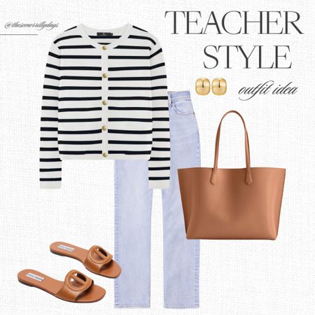 For my teachers that can wear jeans, I just love this outfit for you!! So classy but comfortable and you will stay warm in those cold classrooms with the long sleeve 

#LTKfindsunder50 #LTKworkwear #LTKshoecrush