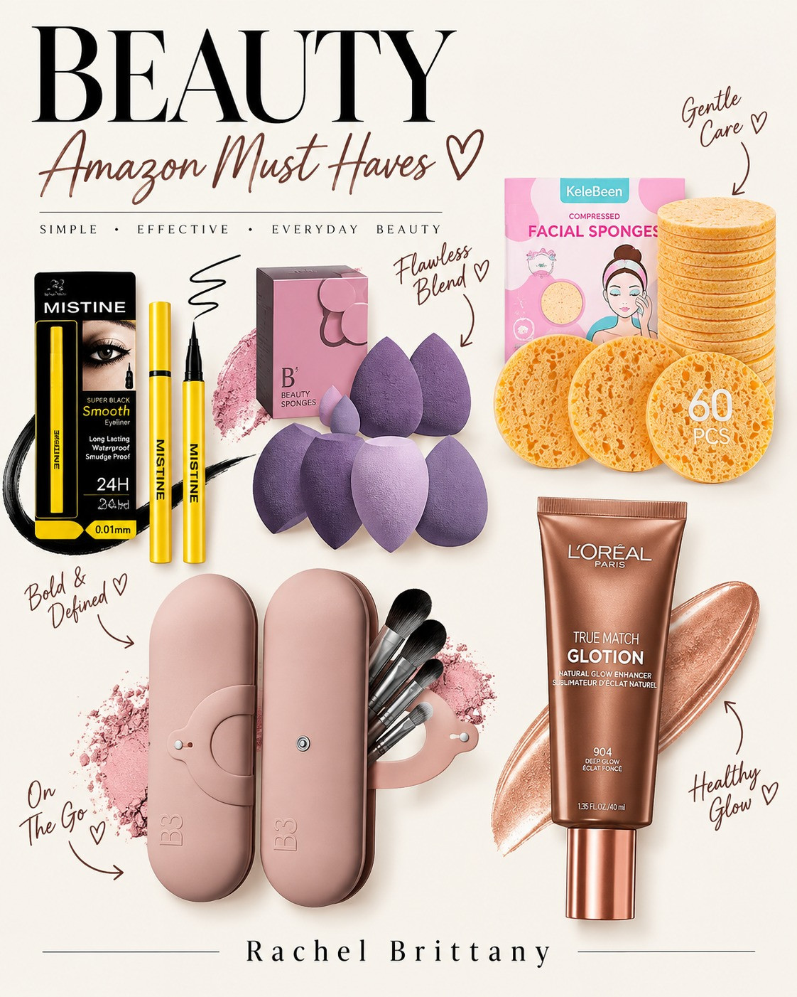 Here are my top picks for a flawless makeup look! From sponges to brushes, I've got you covered. #BeautyEssentials
 

 #LTKSaleAlert #LTKPlusSize #LTKBeauty
