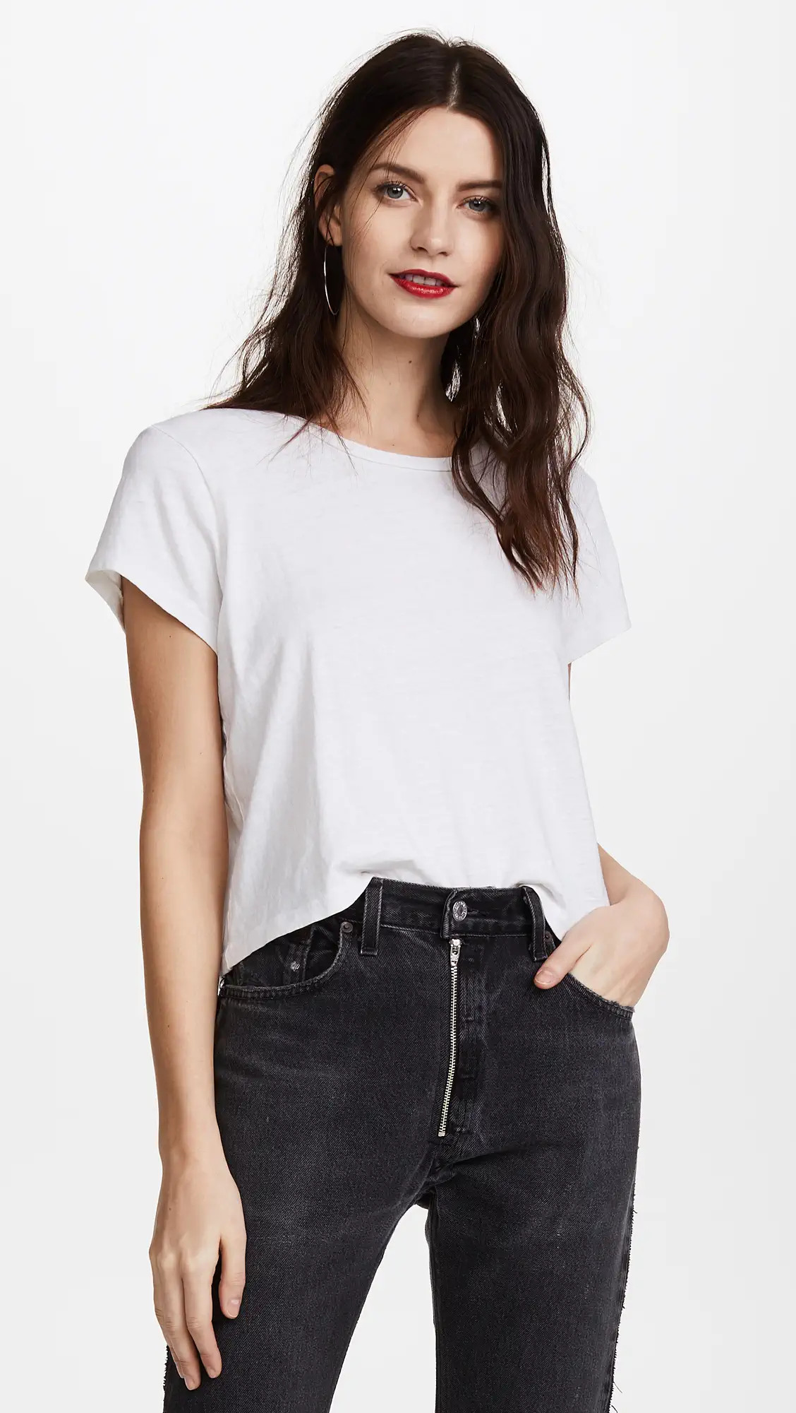 1950's Boxy Crop Tee | Shopbop