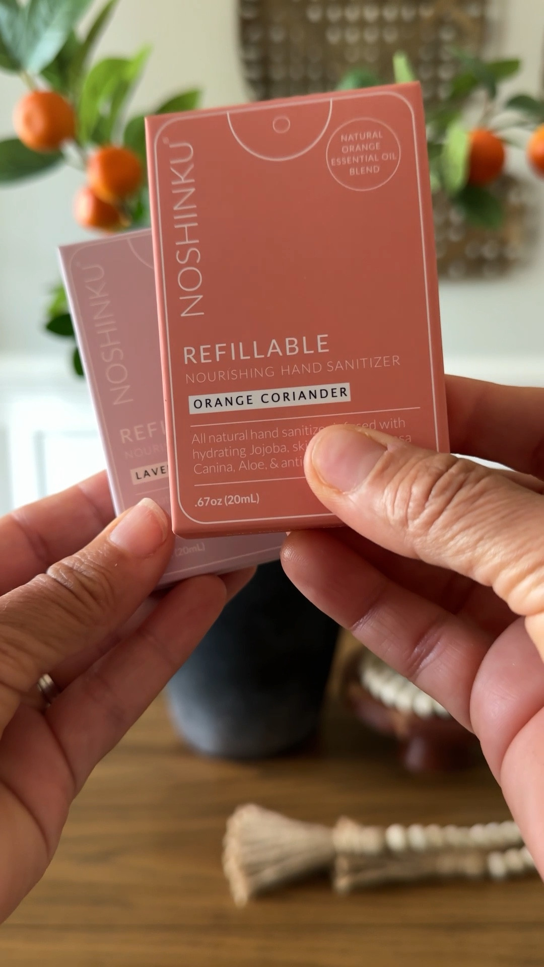 Back to School = Back to Germs but this mom came prepared  
I'm loving these all-natural @noshinku hand sanitizers. No dyes, no harsh chemicals, just dreamy scents & super soft hands.
Orange-Coriander is fresh & energizing.
Lavendula is like a little lavender field in your
bag.
The award-winning refillable sprayers are now exclusively available at TARGET nationwide with a special Buy 3, Get 1 Free!
Perfect for your purse, the car, backpacks... and yes, they make super cute gifts too
#momlifeapproved #cleanskincare #sanitizeryourskindeserves #LuxeMomLife #BackToSchoolReady #MomEssentials #CleanBeautyFinds #TargetExclusive
#MomStyle #TargetFinds
#TargetStyle #CleanBeauty #Noshinku #TargetEssentials #EverydayElevated #StylishMomLife #ElevatedEssentials
#ModernMomMustHaves
#CleanHandsClub #WellnessOnTheGo #MinimalMomStyle #MomLifeMadeEasy
#BackToSchoolPrep #SoftHandsStrongGame

#LTKFamily #LTKSeasonal #LTKHome