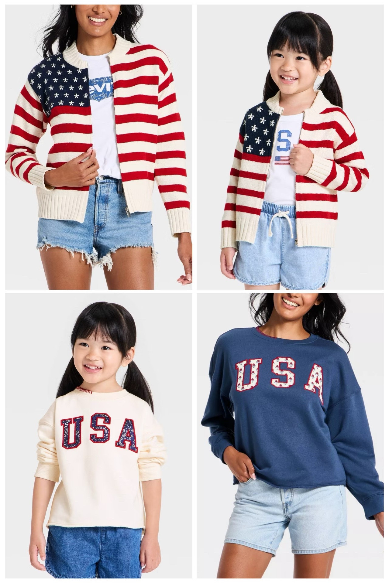 Mommy and me flag sweater

#LTKootd