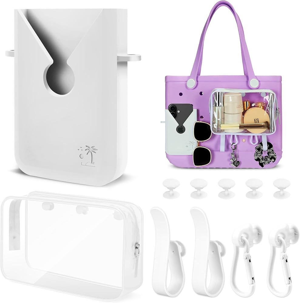 6PCS Compatible with Original Medium and Large Bogg Bag,Phone Holder for Inside and Outside of Bo... | Amazon (US)