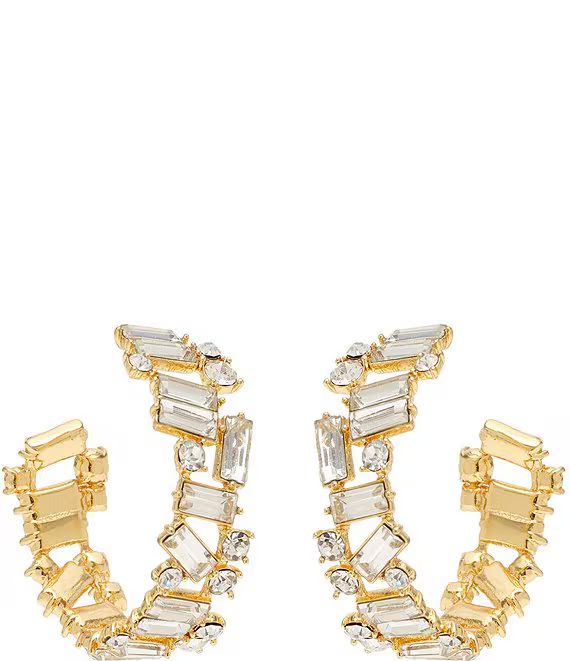 Elise Crystal Hoop Earrings | Dillard's