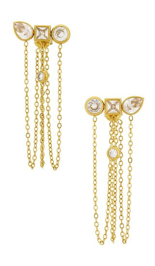 BRACHA Tate Earrings in Metallic Gold. | Revolve Clothing (Global)